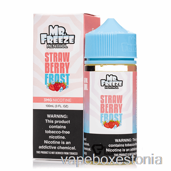 Vape Box Estonia Strawberry Frost - Mr Freeze - 100ml 6mg